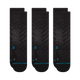 Stance Run Light Crew Socken 3er Pack Schwarz