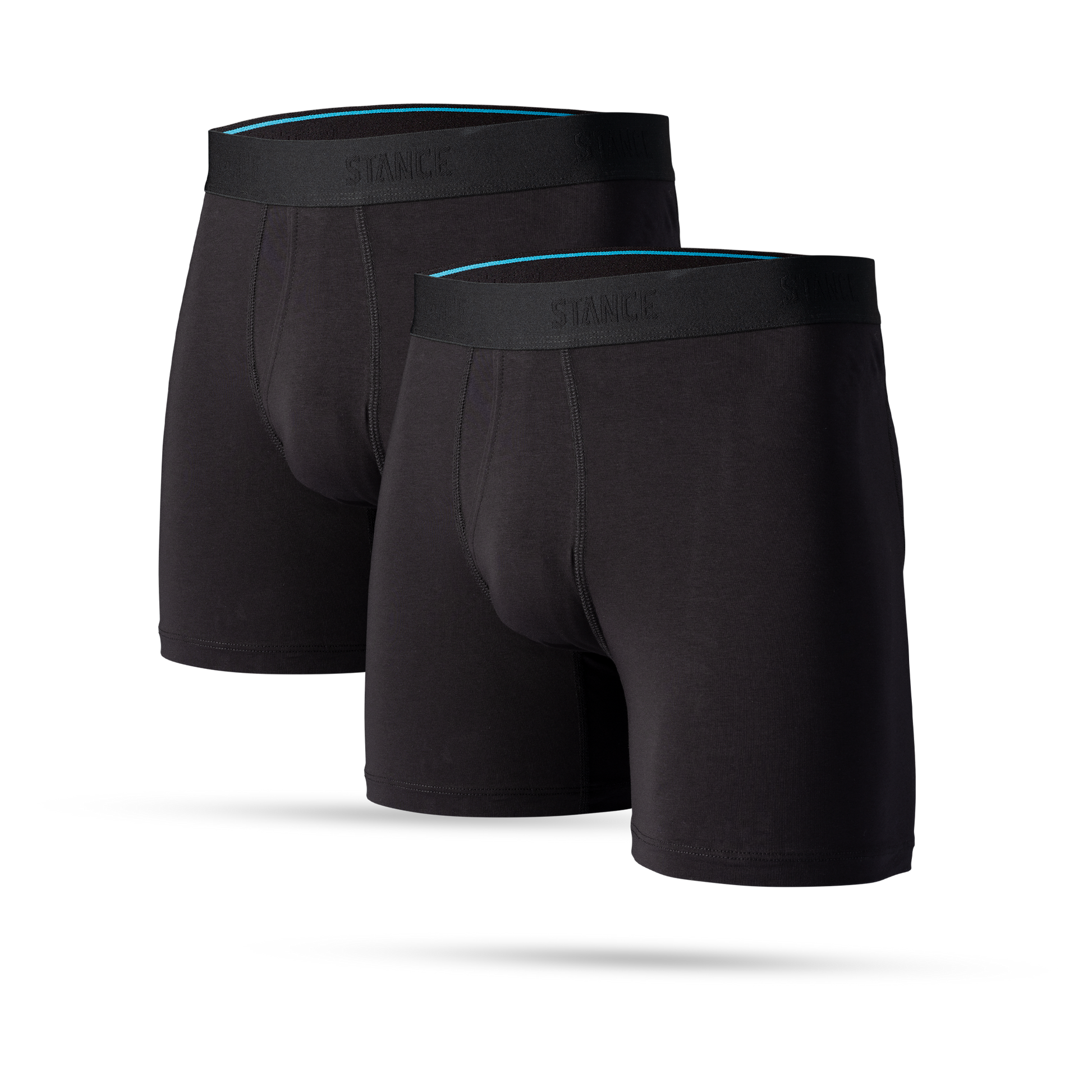Stance Staple Boxer Brief Wholester 2er Pack Schwarz