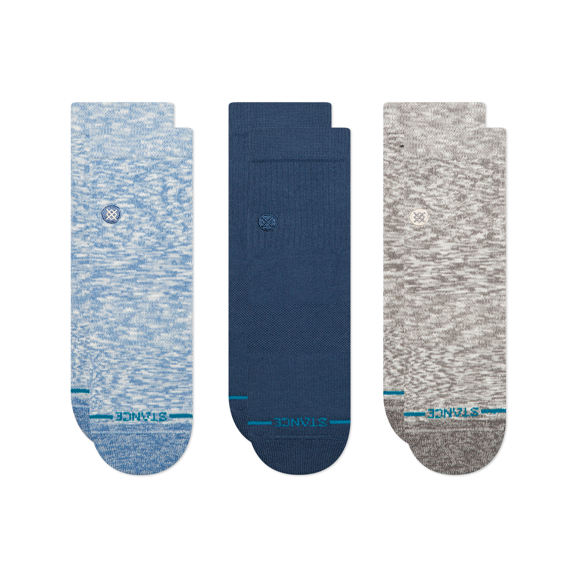 Stance Slub And Icon Quarter 3 Pack Multi