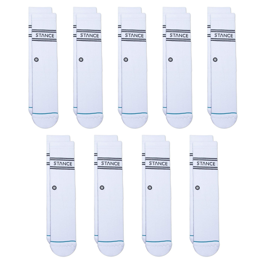 Stance Basic 9 Pack White