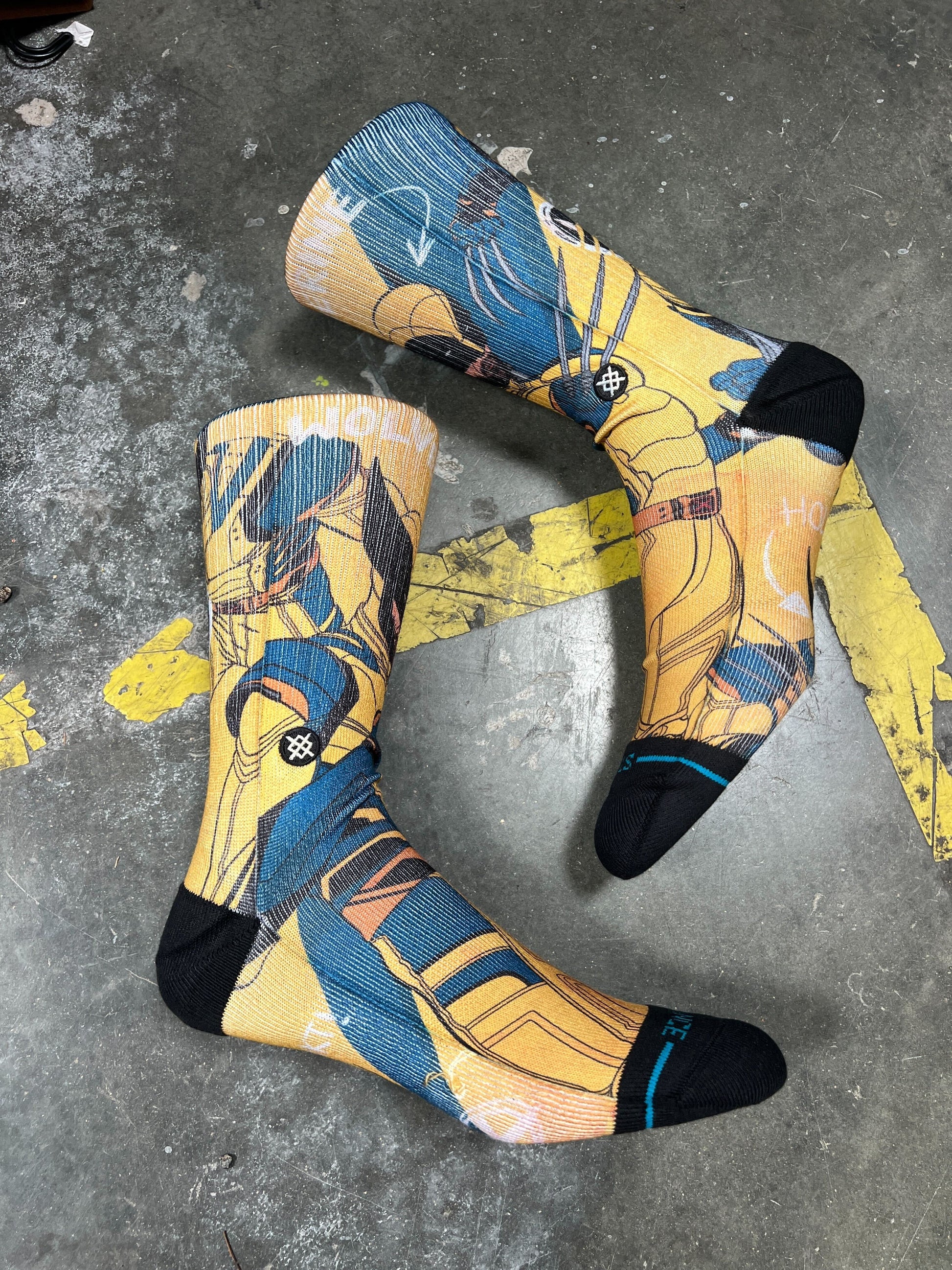 Stance Wolverine Crew Socken Gelb