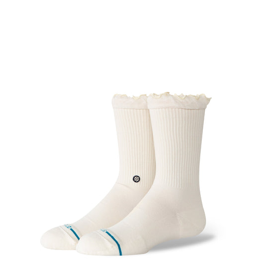 Stance Ruffle Icon Crew Socken Für Kinder Elfenbein