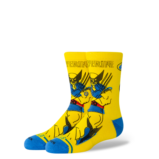 Wolverine Für Kinder Crew Socken Gelb