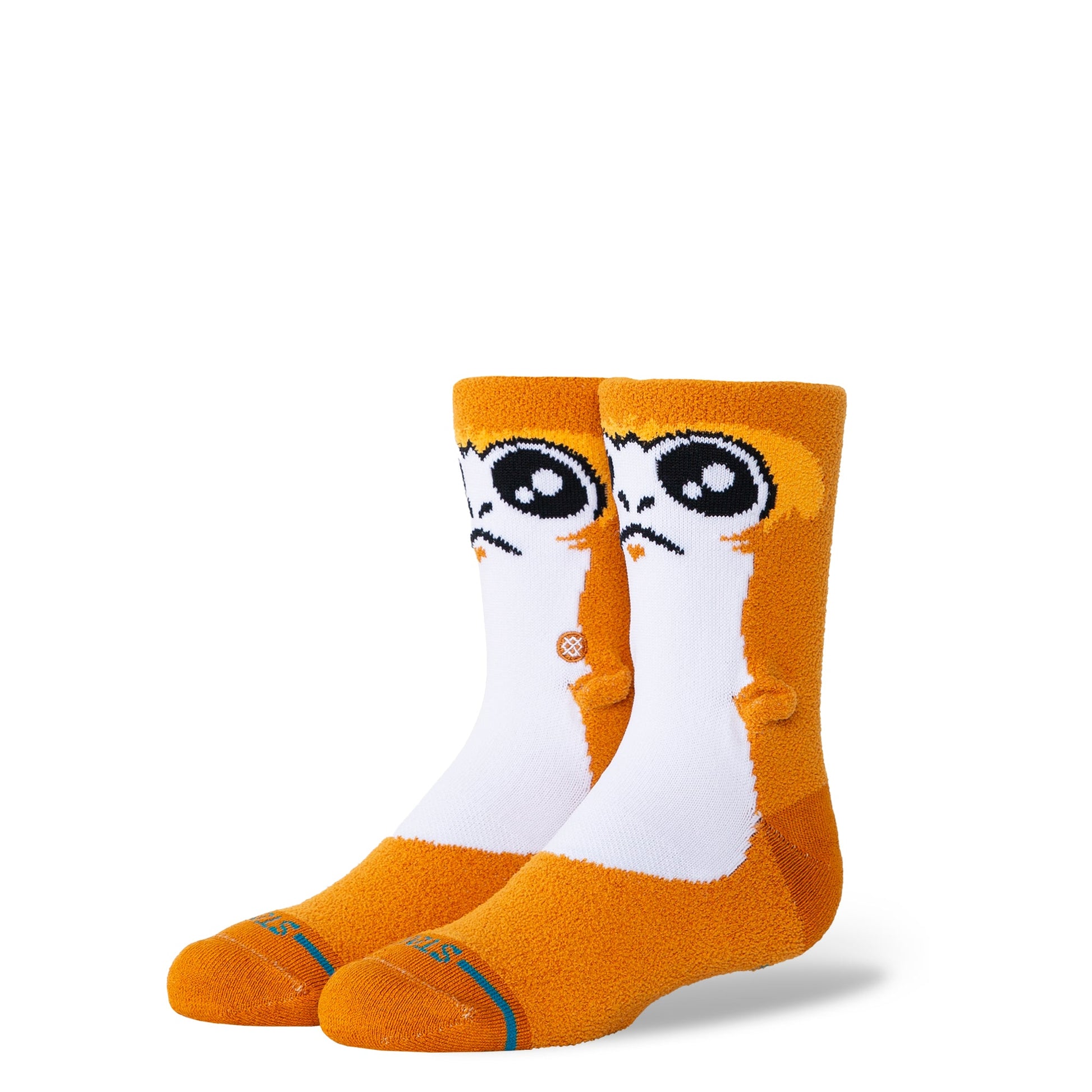 Stance Porg Kids Crew Sock Brown