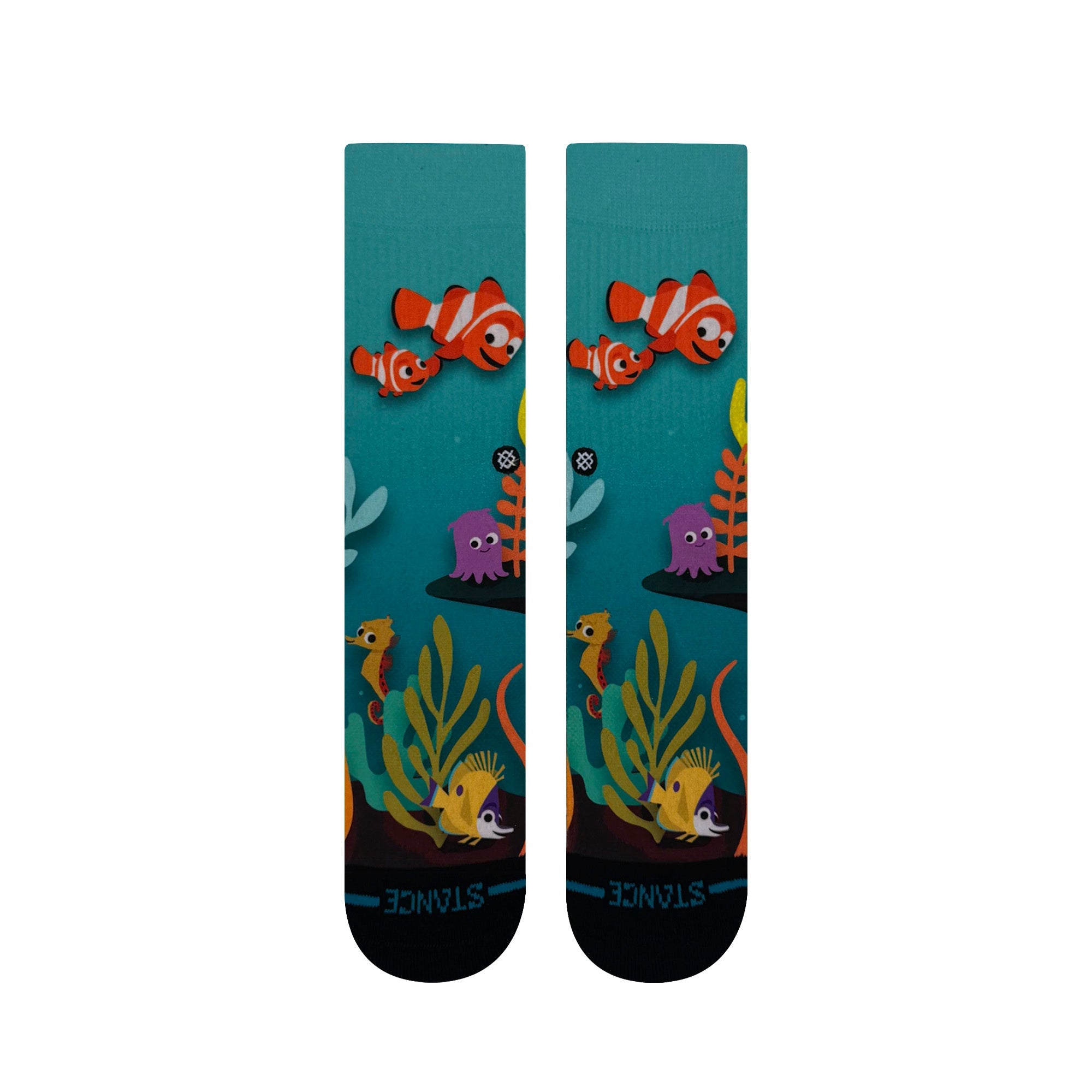 Stance Lucky Fin Kids Crew Sock Blue