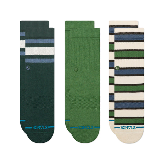 Für Kinder Boyd Crew Socken 3Er Pack Pine