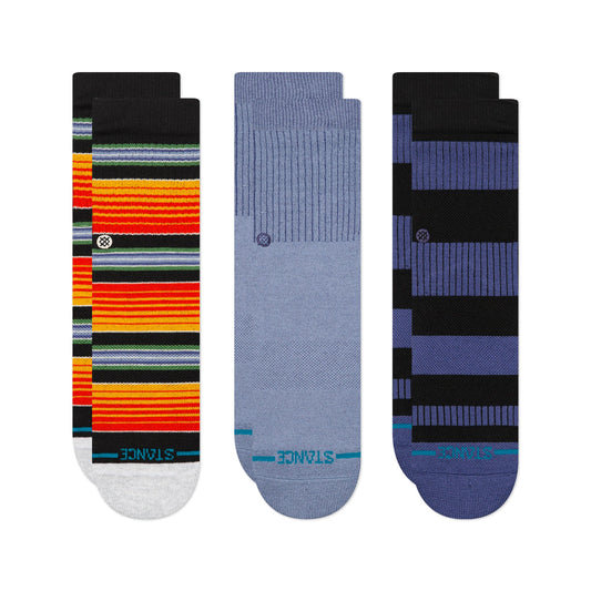 Stance Rockford Crew Socken Für Kinder 3er Pack Indigofarben