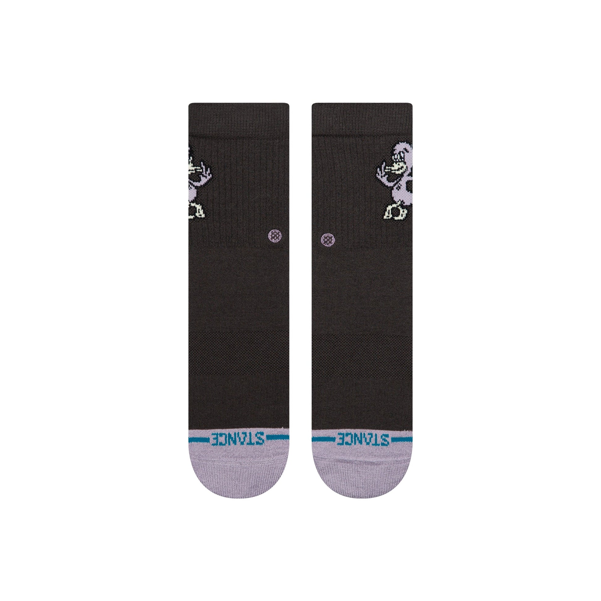 Stance Kids Lights Out Crew Sock Charcoal