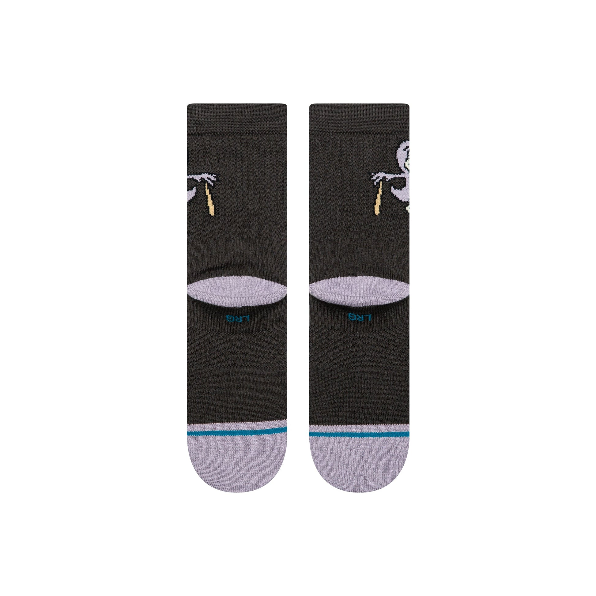 Stance Kids Lights Out Crew Sock Charcoal