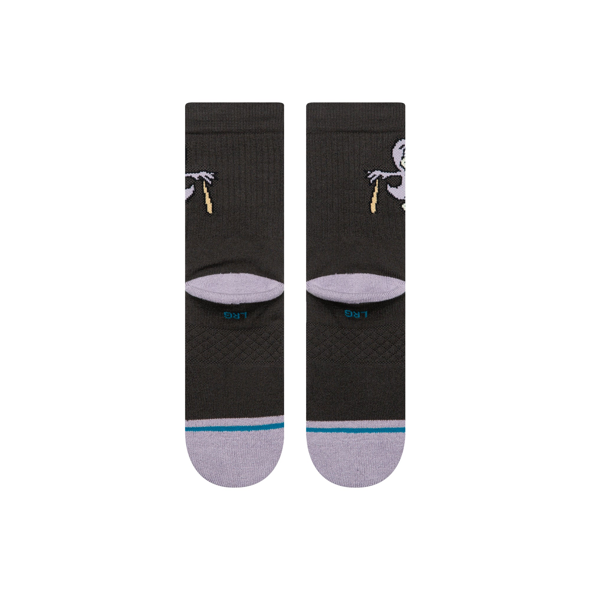 Stance Kids Lights Out Crew Sock Charcoal