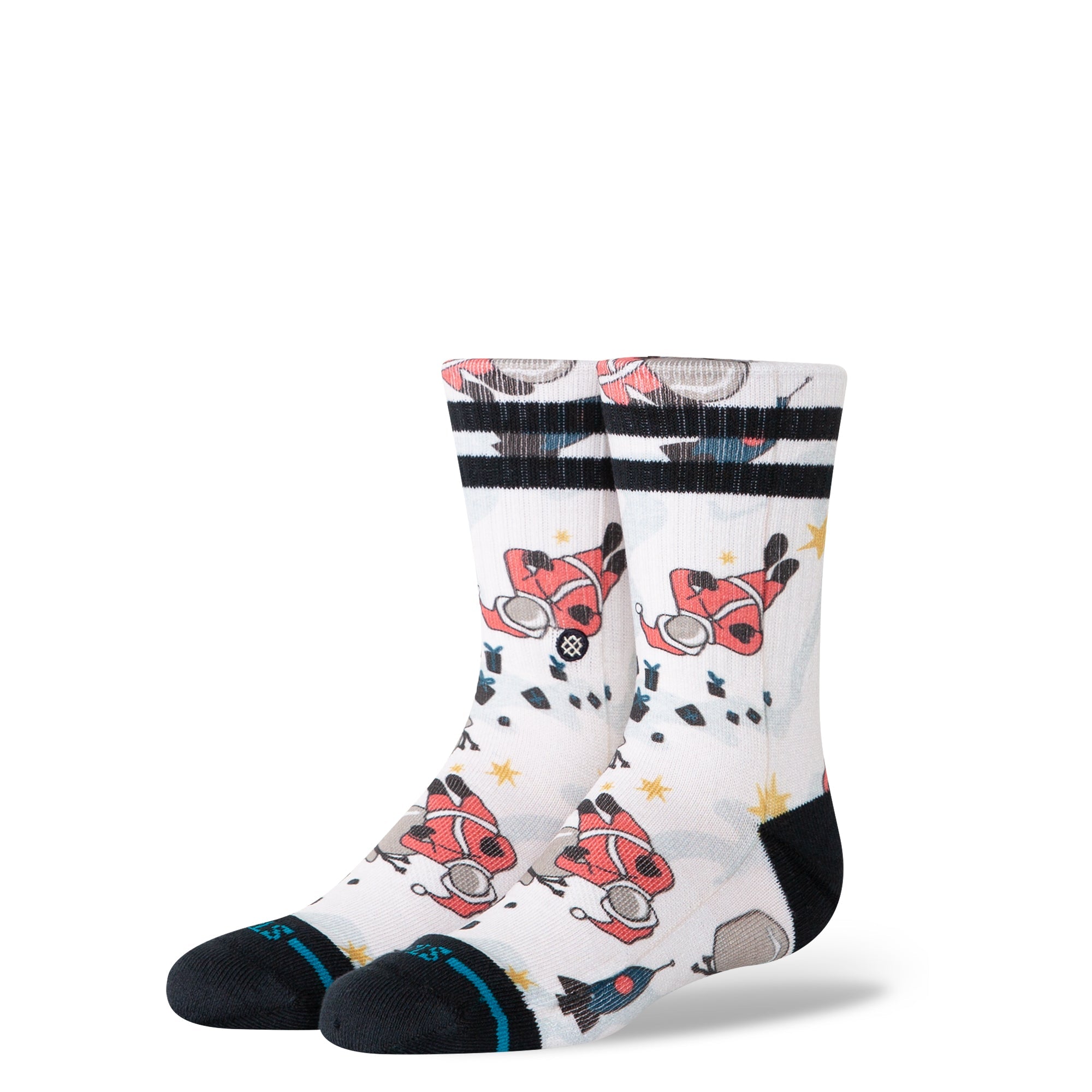 Stance Space Claus Crew Sock Canvas