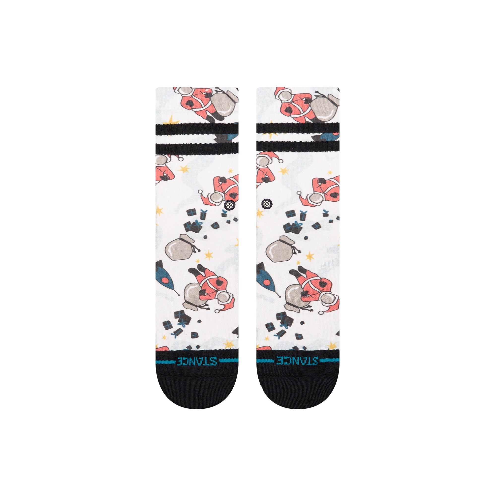 Stance Space Claus Crew Sock Canvas