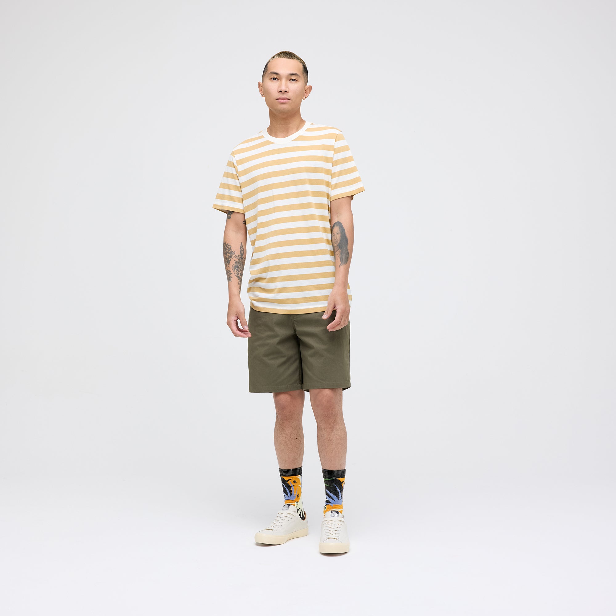Stance Premiere Tee Khaki Canvas |model