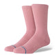 Stance Icon Crew Socken Dusty Rose