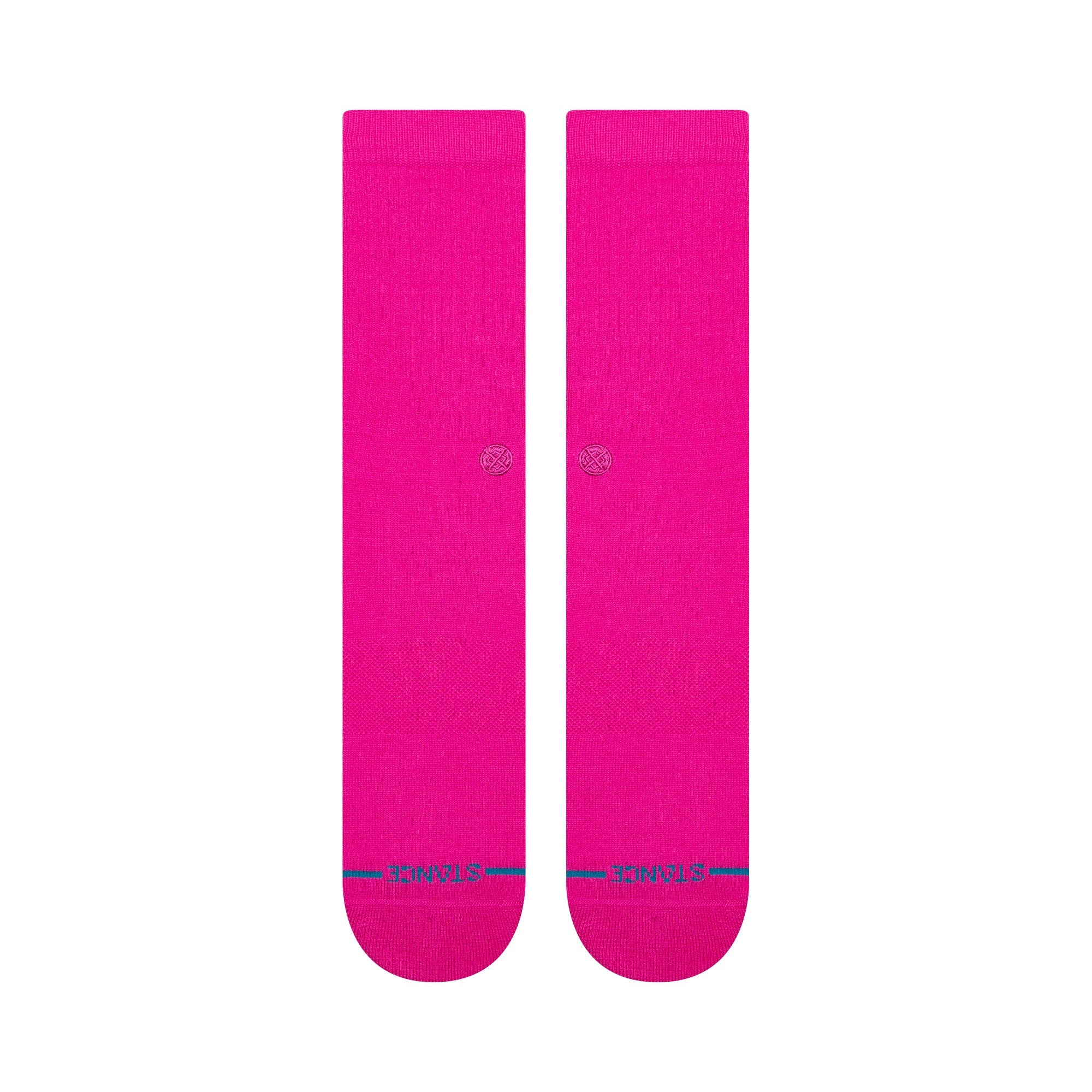 Stance Icon Crew Sock - Fuschia