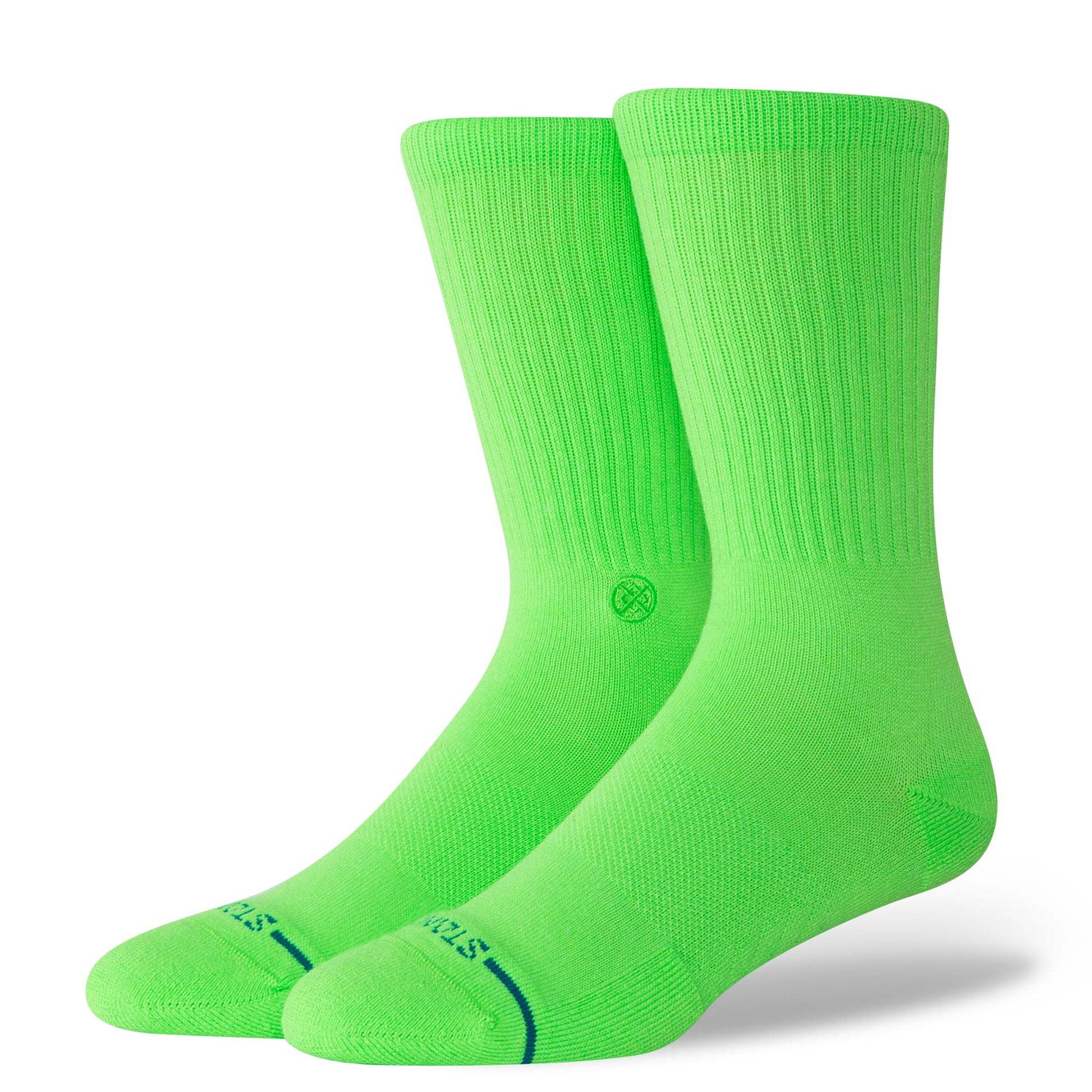 Stance Icon Crew Socken Neongrün