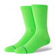 Stance Icon Crew Socken Neongrün