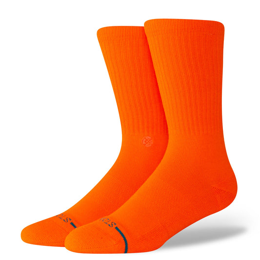 Stance Icon Crew Socken Neonorange