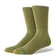Stance Icon Crew Socken Olivgrün