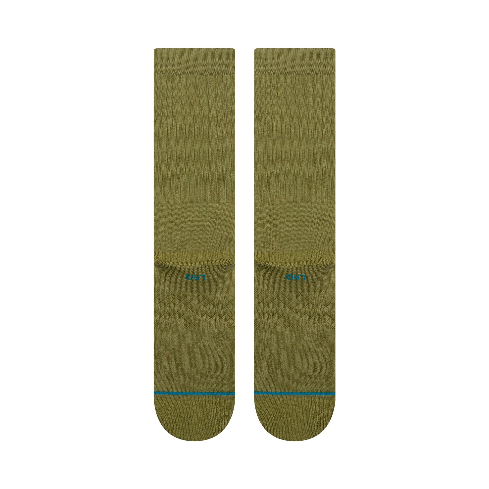 Stance Icon Crew Socken Olivgrün