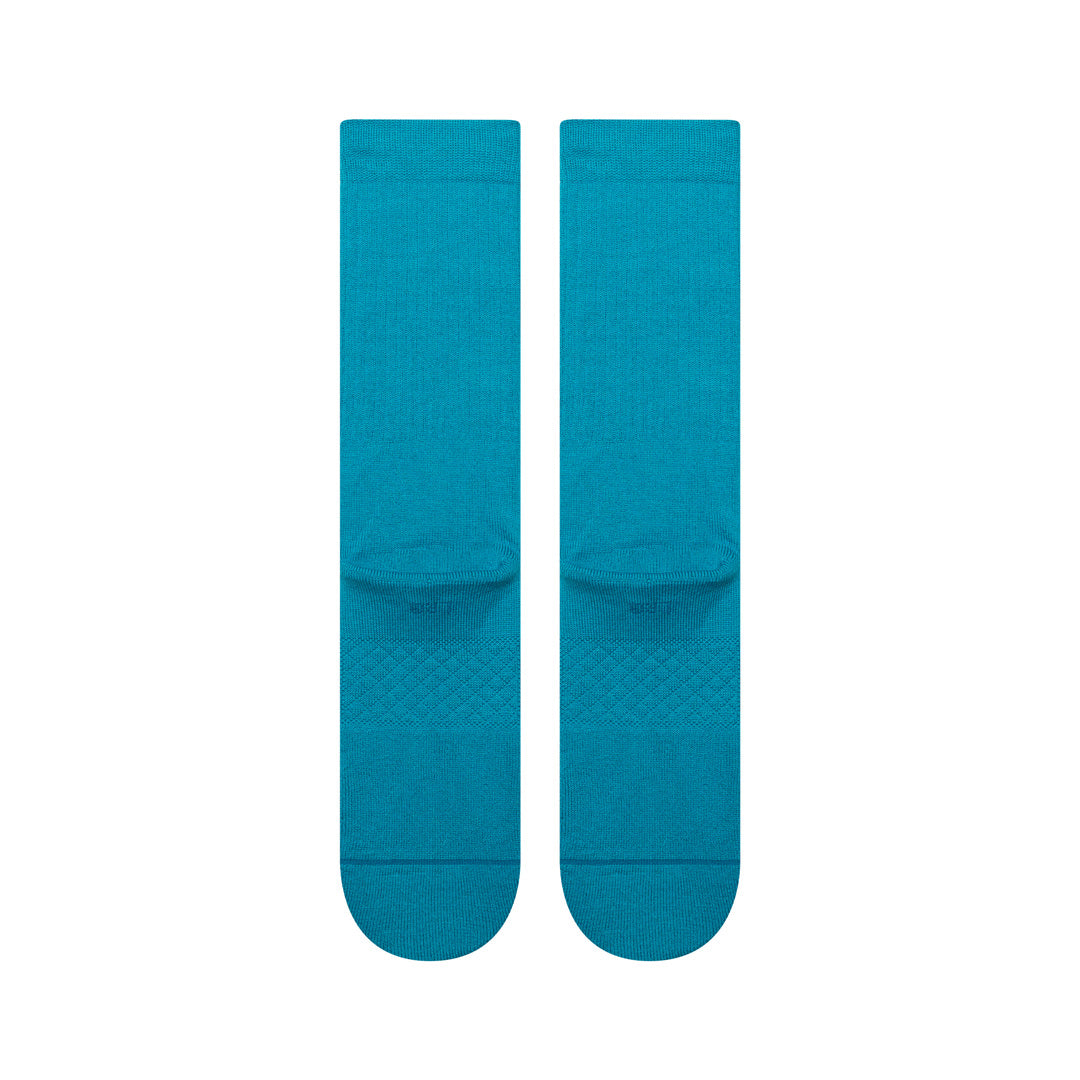 Stance Icon Crew Sock Teal Blue
