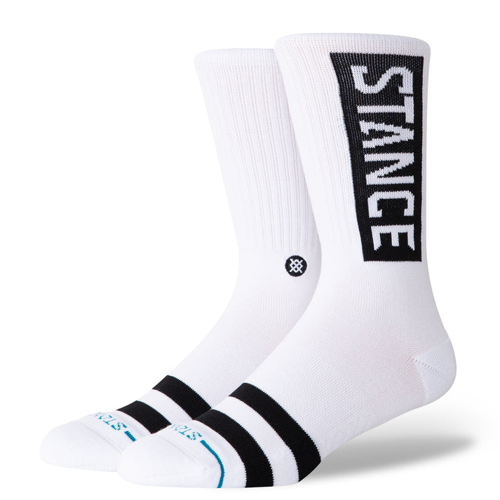 Stance OG Bundle Crew Sock 3 Pack White