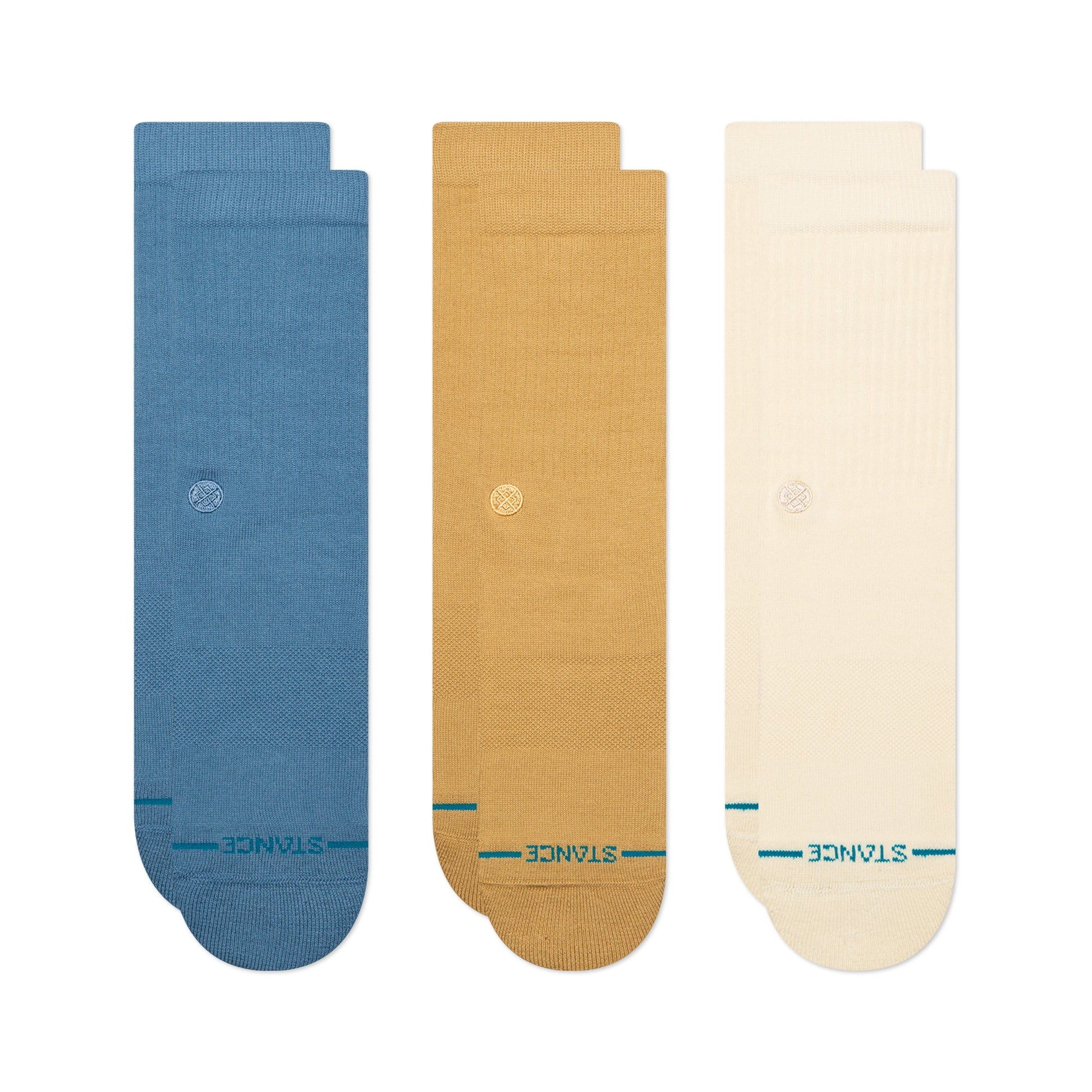 Stance Icon Crew Socken 3Er Pack Creme