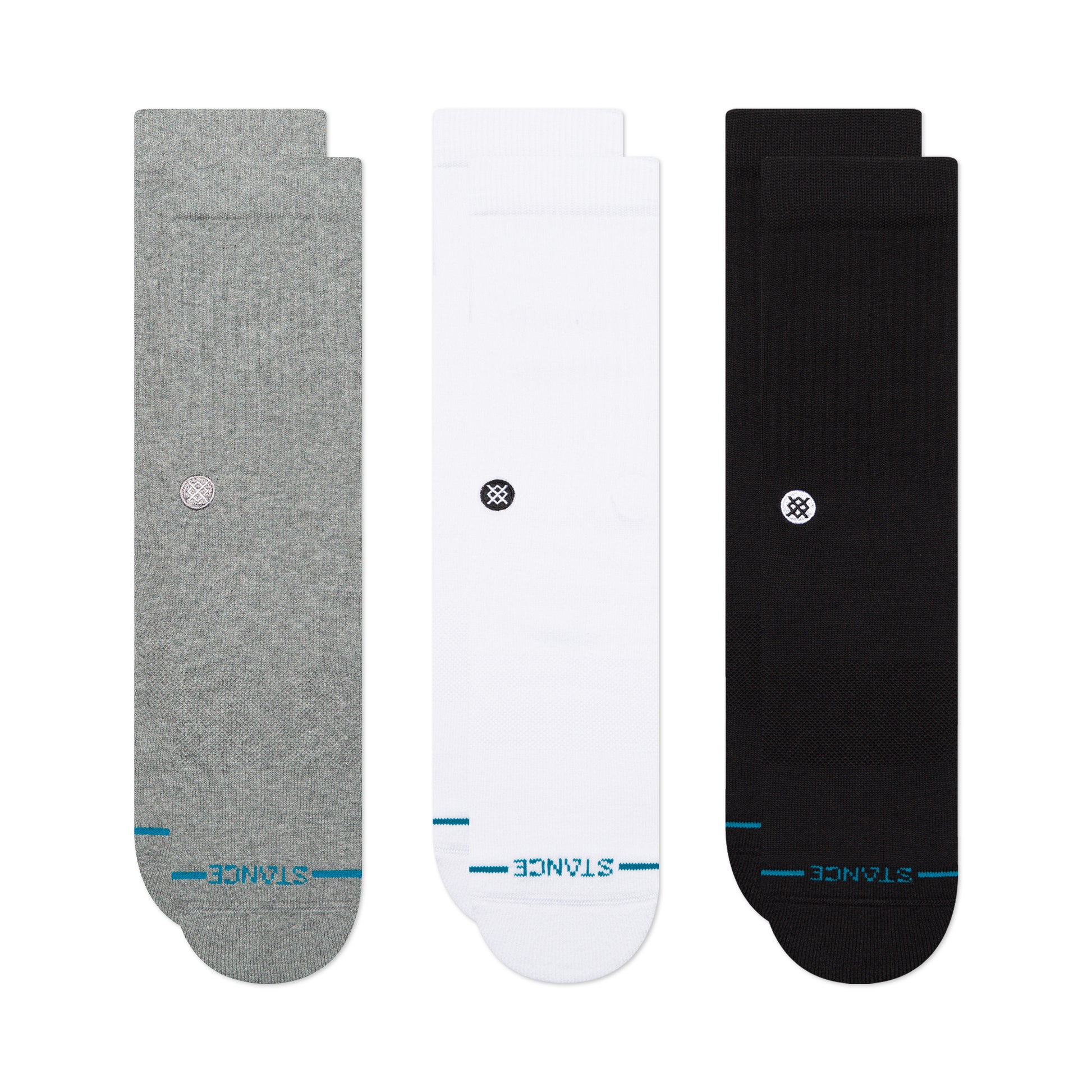 Stance ICON 3ER-PACK Mehrfarbig