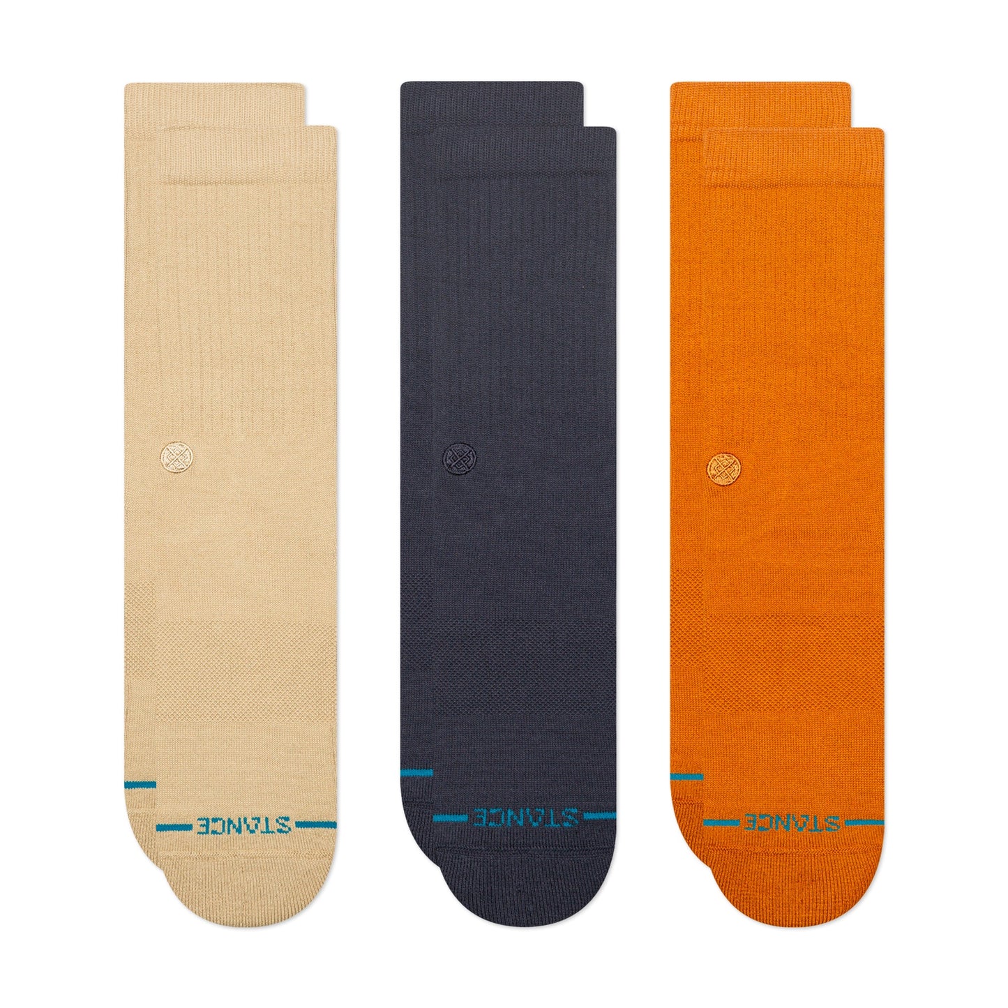 Icon Crew Socken 3Er Pack Sand