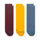 Icon Crew Socken 3Er Pack Weinrot