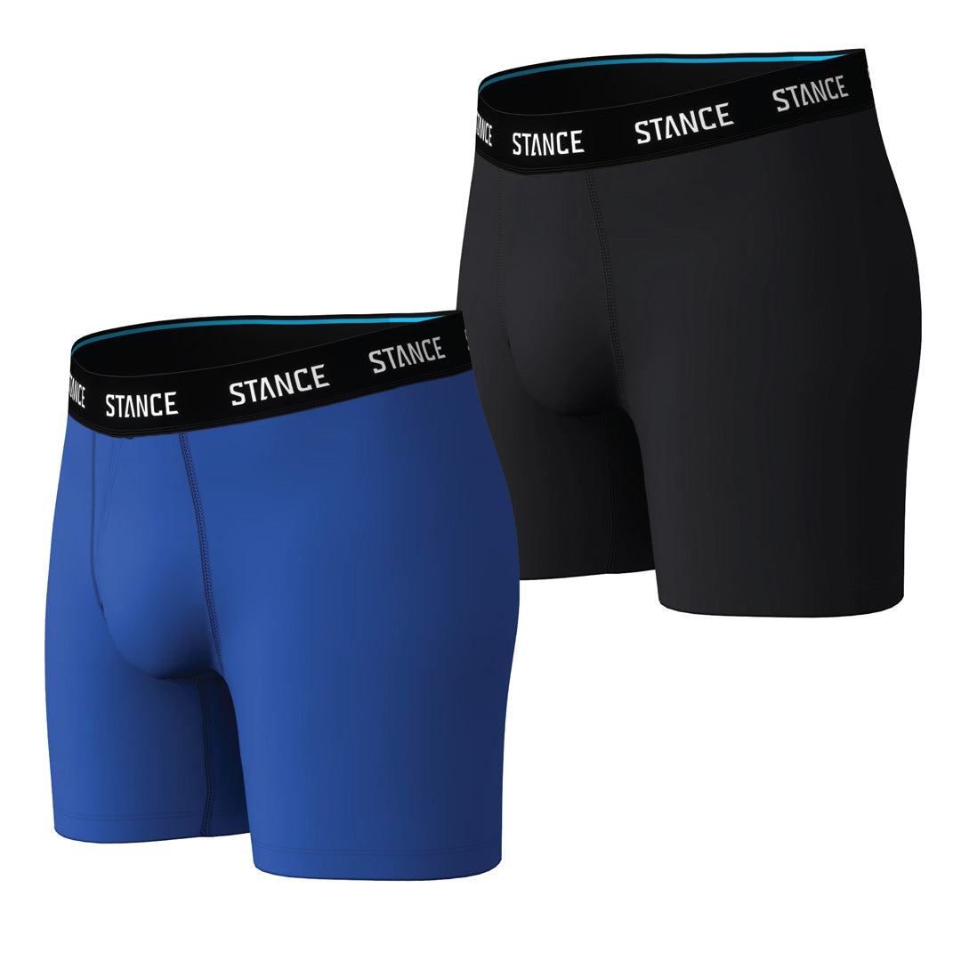 Stance Solid Boxer Brief 2 Pack Cobalt Blue