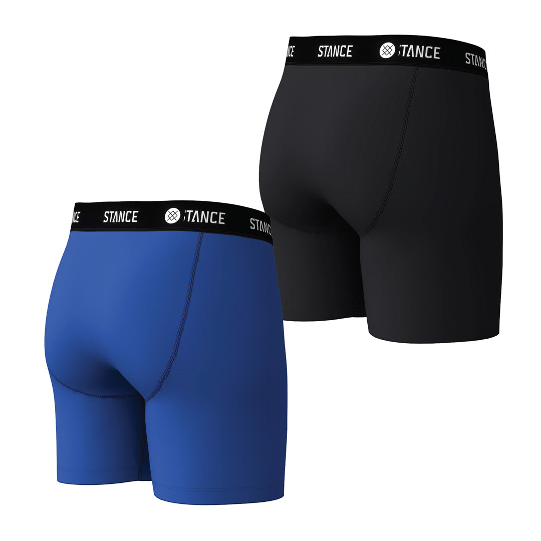 Stance Solid Boxer Brief 2 Pack Cobalt Blue