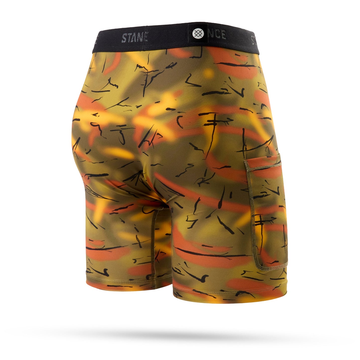 Stance Boxer Brief Mit Kompression Orange 