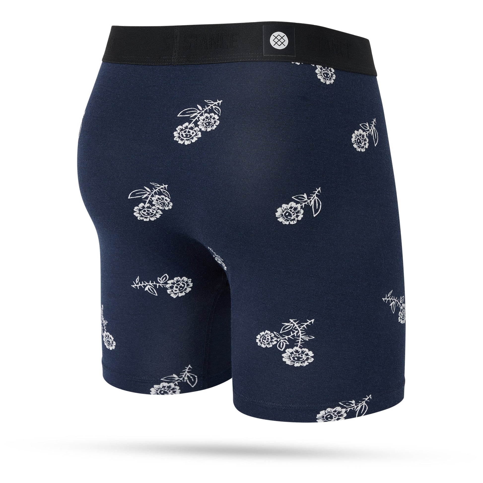 Stance Petite Bloom Boxer Brief Wholester Marineblau