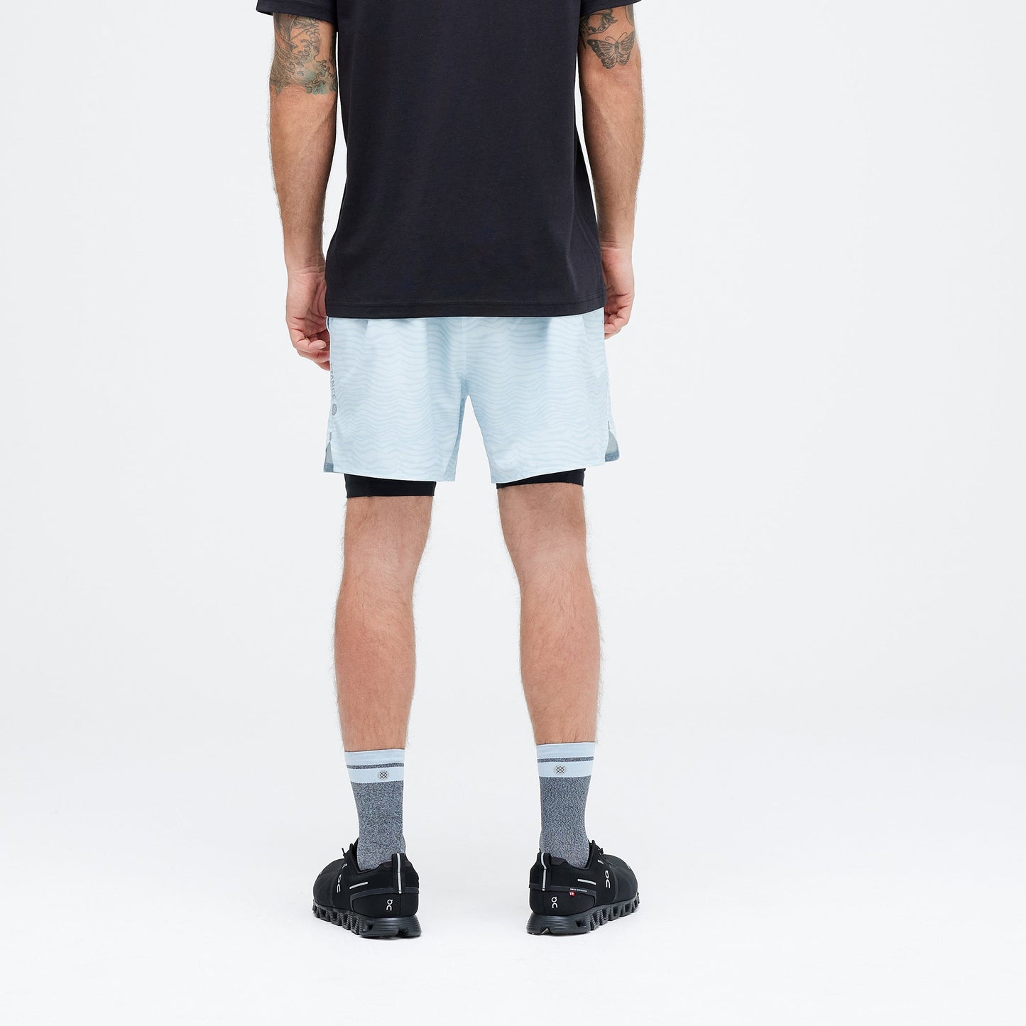 Stance Flux Performance Shorts Mit Fütterung Eisblau |model