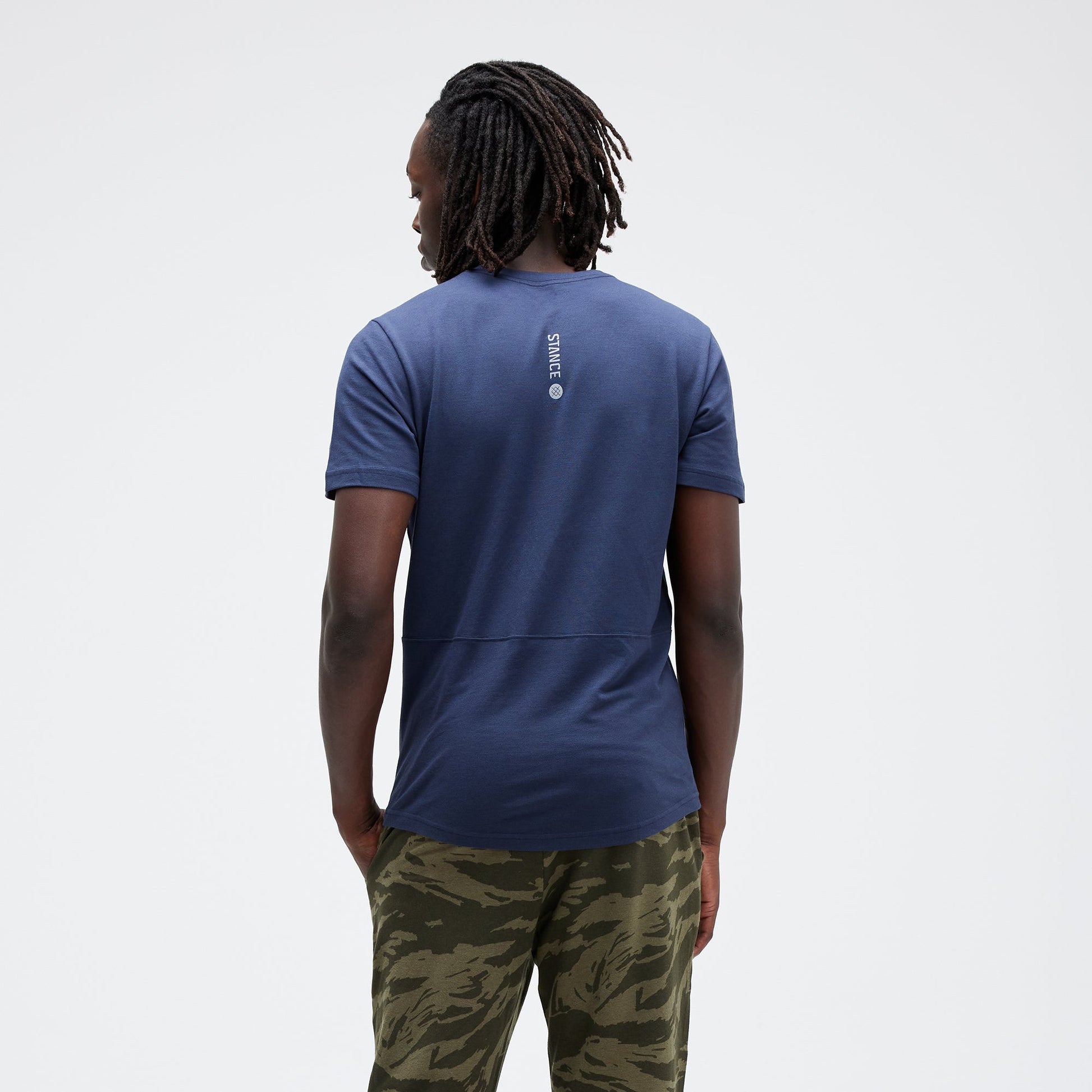 Stance Fragment Mens Perf T-Shirt Dunkel Marineblau |model