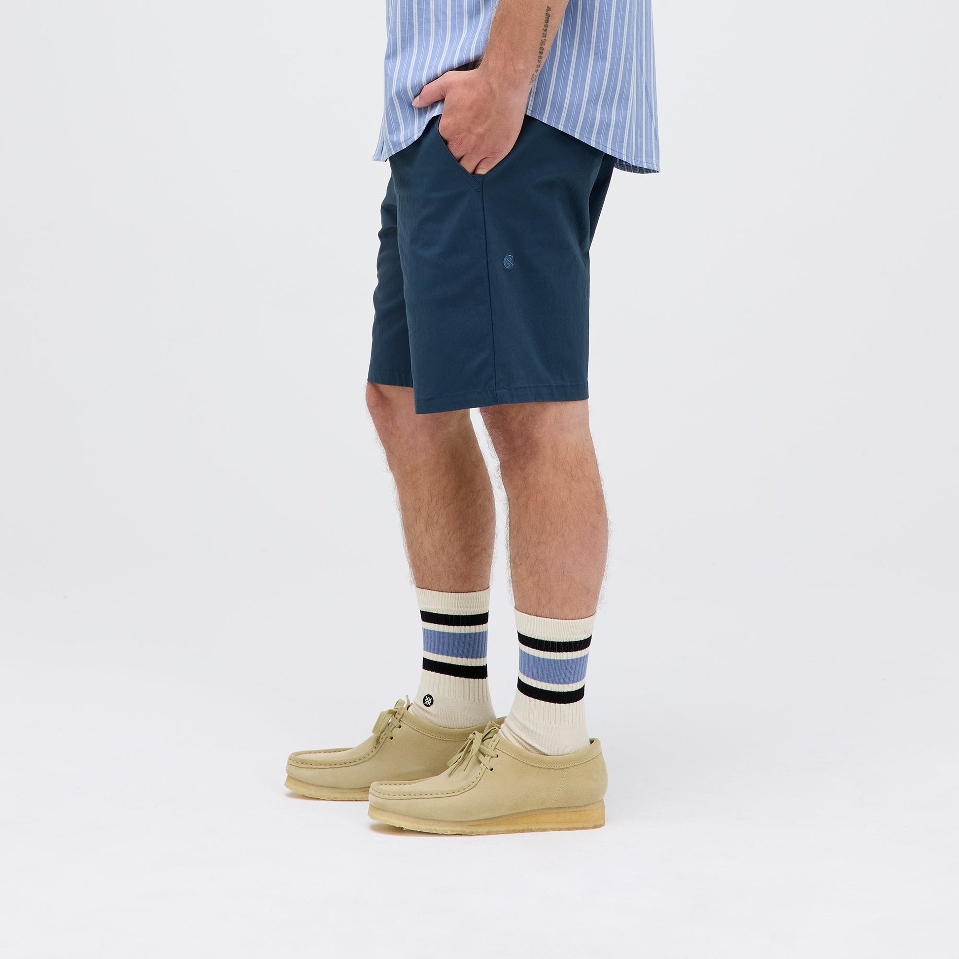 Stance Compound Chino Shorts Marineblau