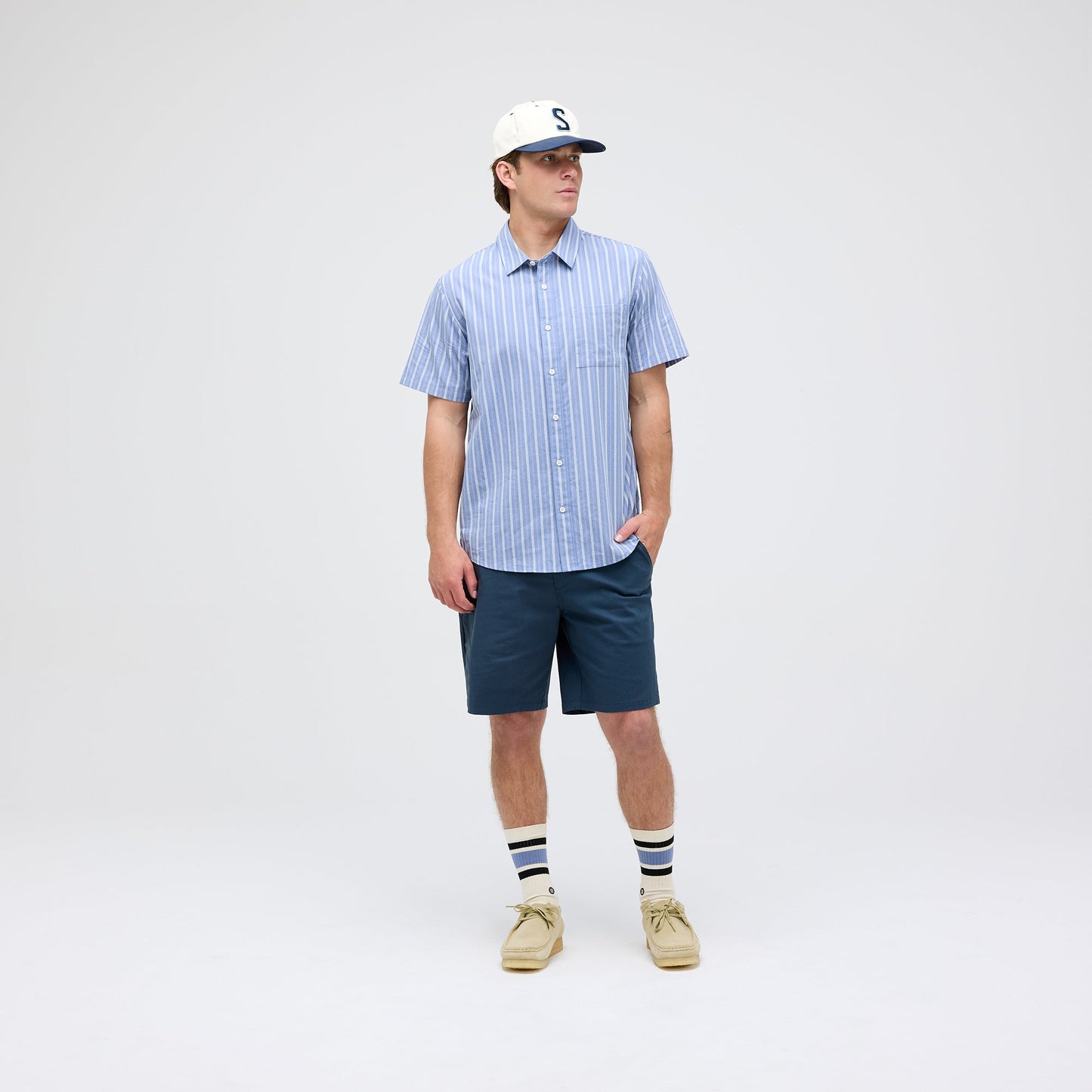 Stance Compound Chino Shorts Marineblau