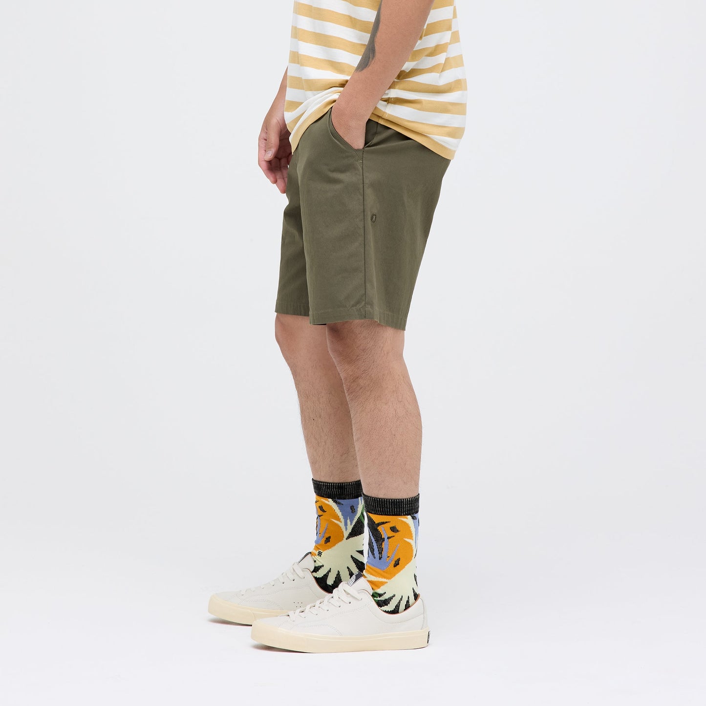 Stance Compound Chino Shorts Olivgrün