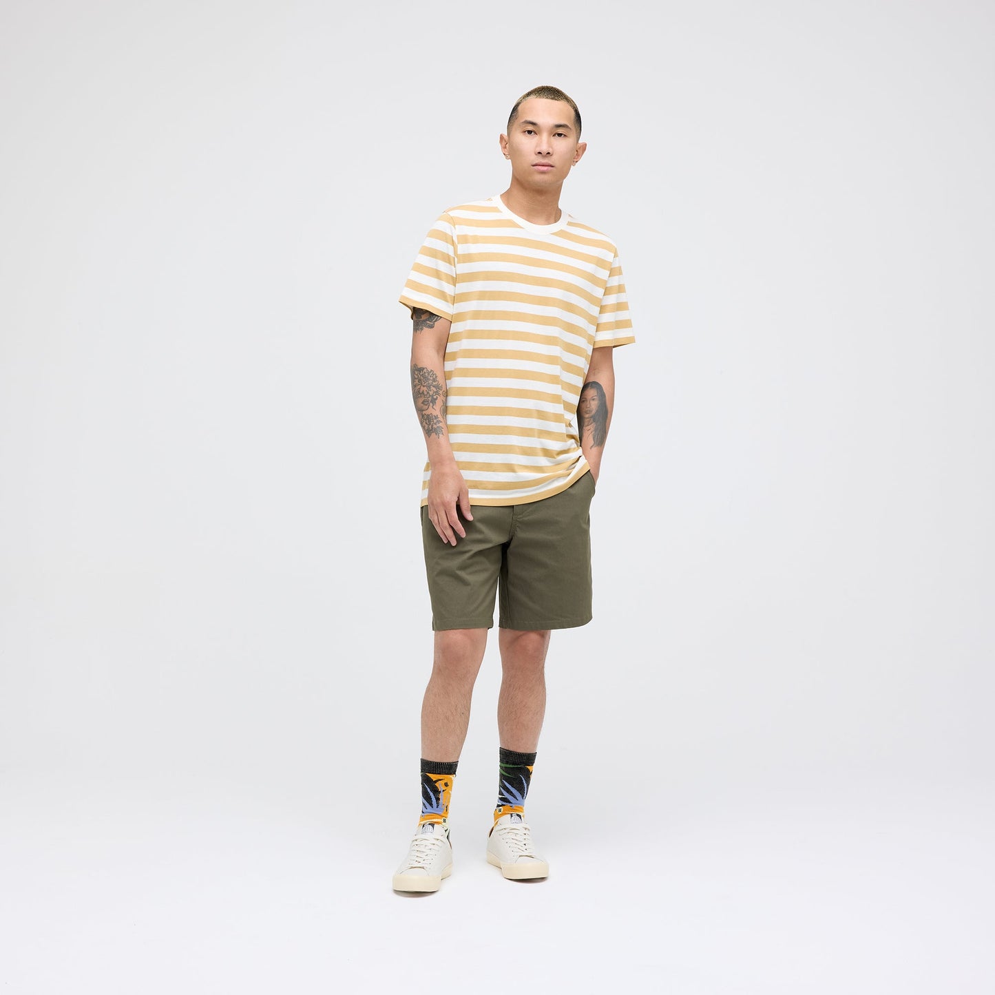 Stance Compound Chino Shorts Olivgrün