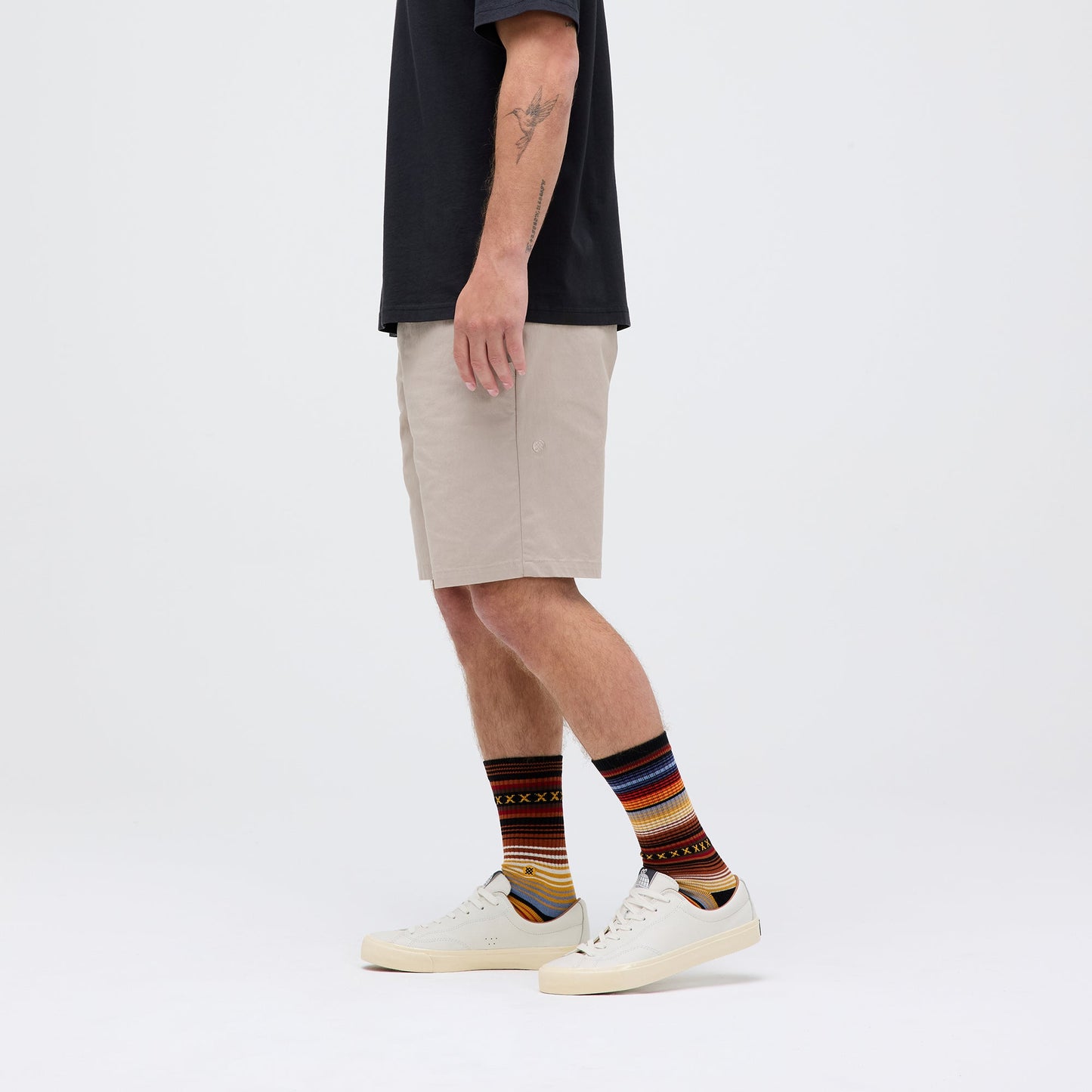 Stance Compound Chino Shorts Kordelzug In Grau