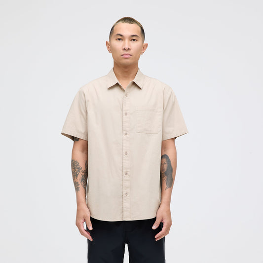 Stance Bales Geknöpftes T-Shirt Kordelzug In Grau