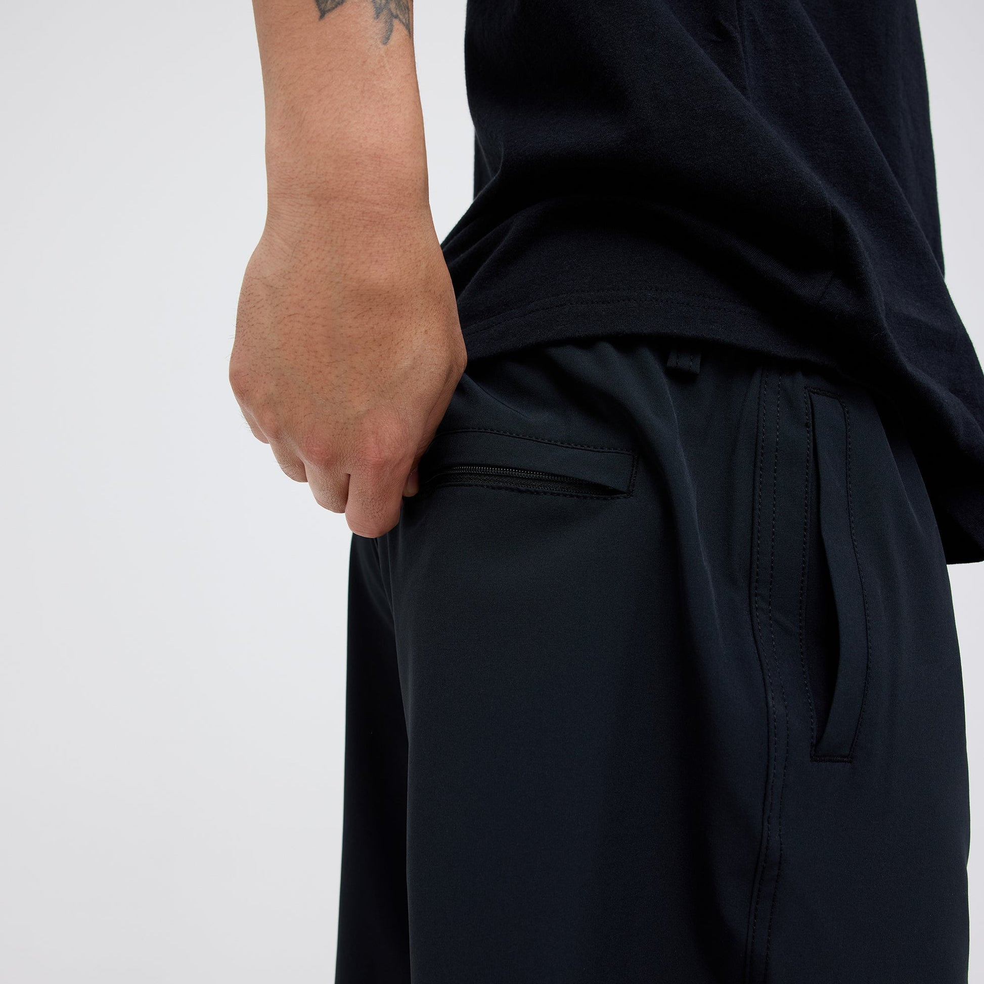 Stance Complex Hybrid Shorts 5" Schwarz