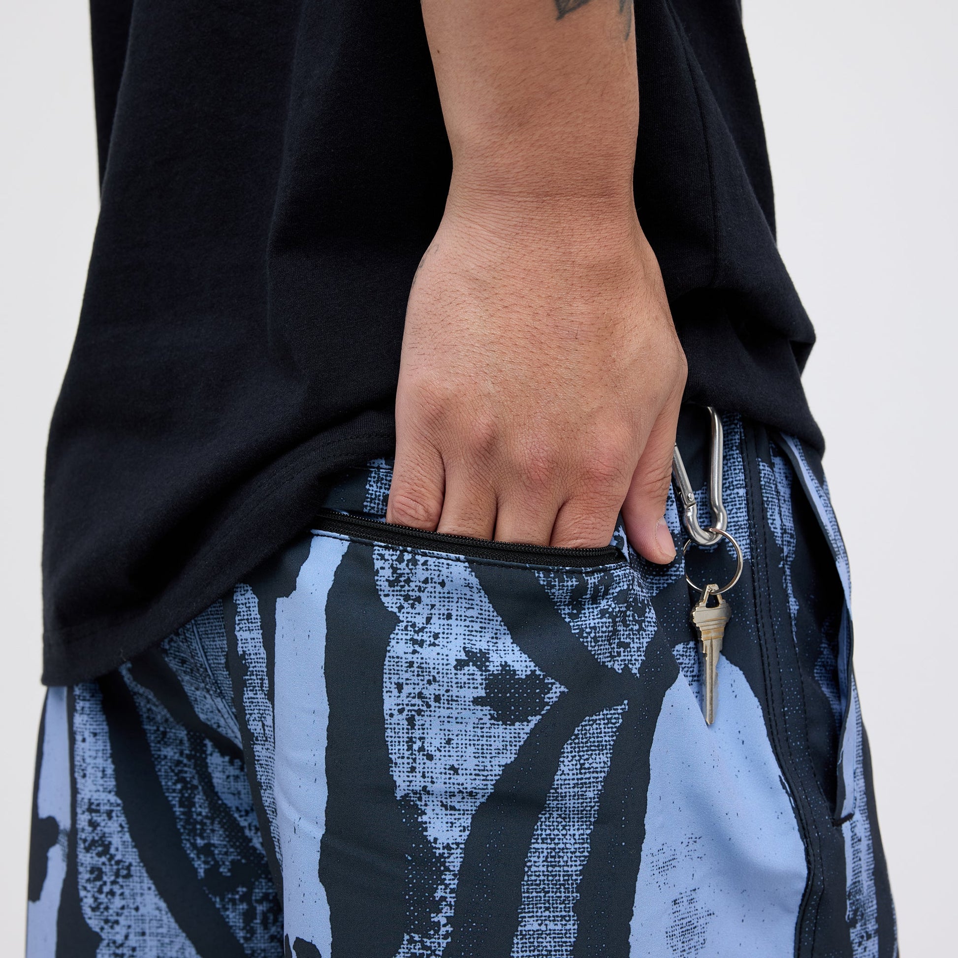 Stance Complex Hybrid Shorts 5" Stone Blue