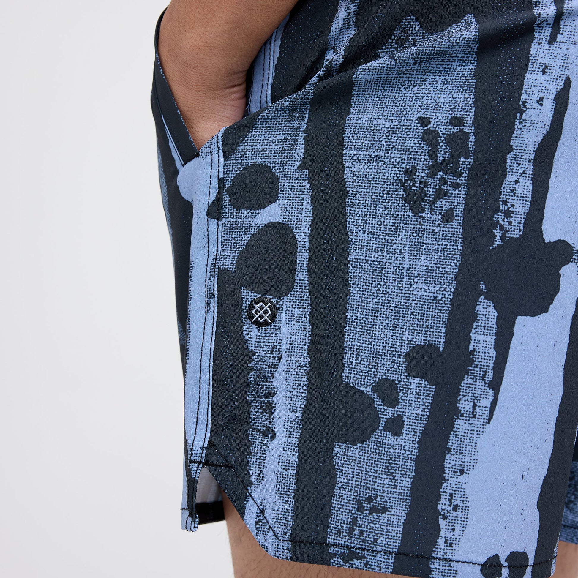 Stance Complex Hybrid Shorts 5" Stone Blue