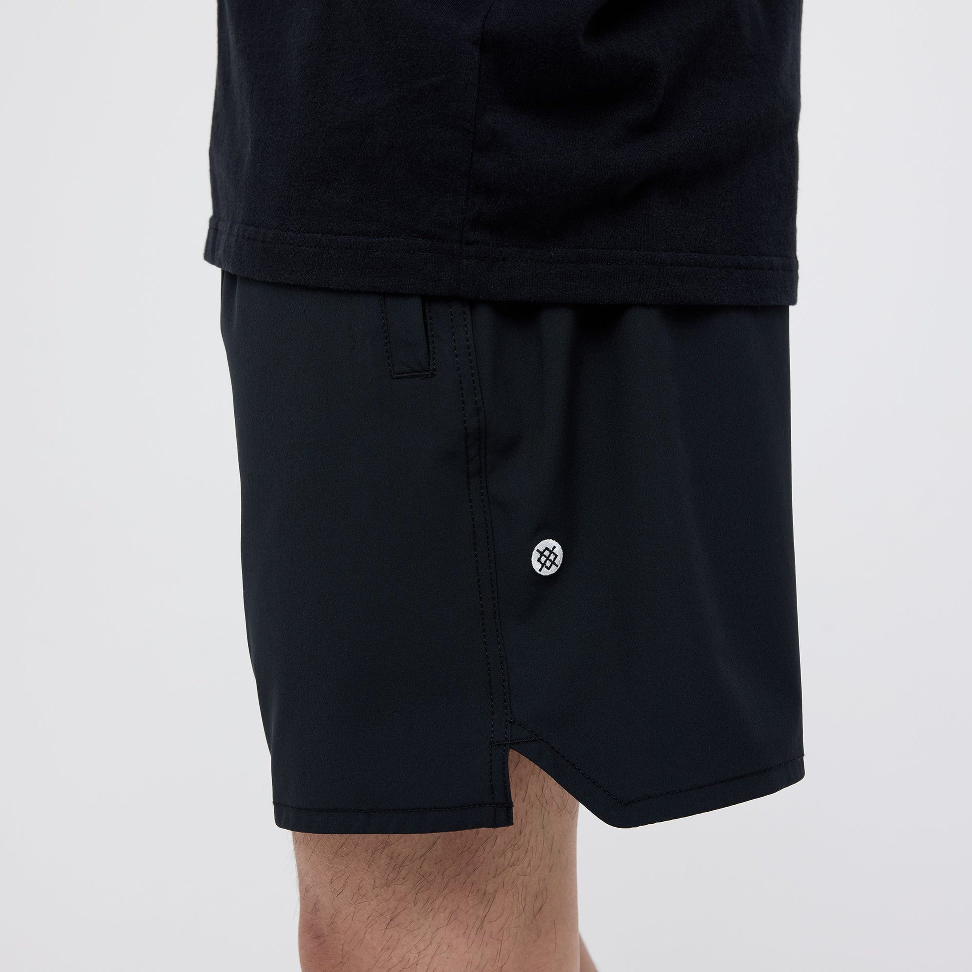 Stance Complex Hybrid Shorts 7 In Schwarz