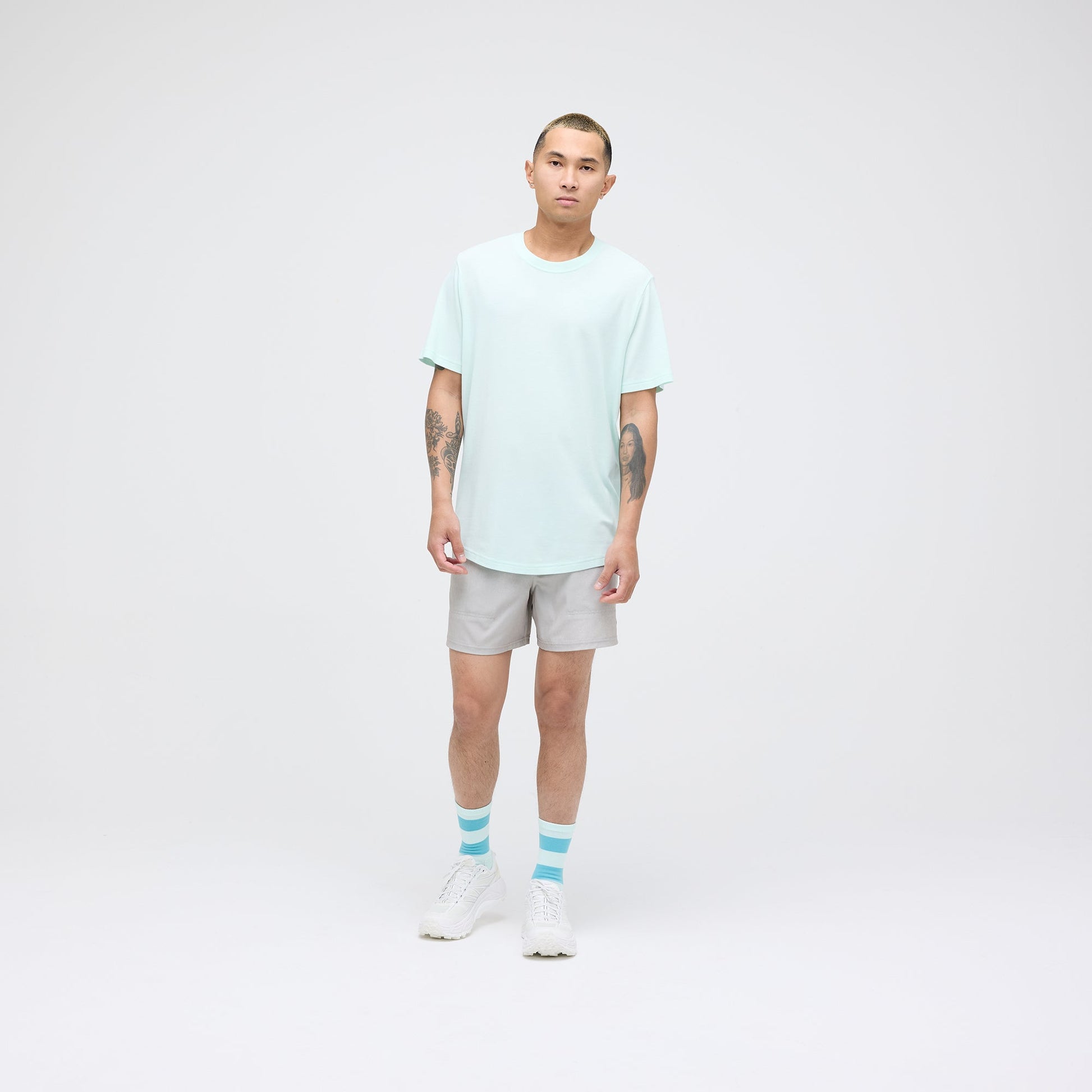 Stance Fragment 2.0 Short Sleeve Tee Ice Blue |model