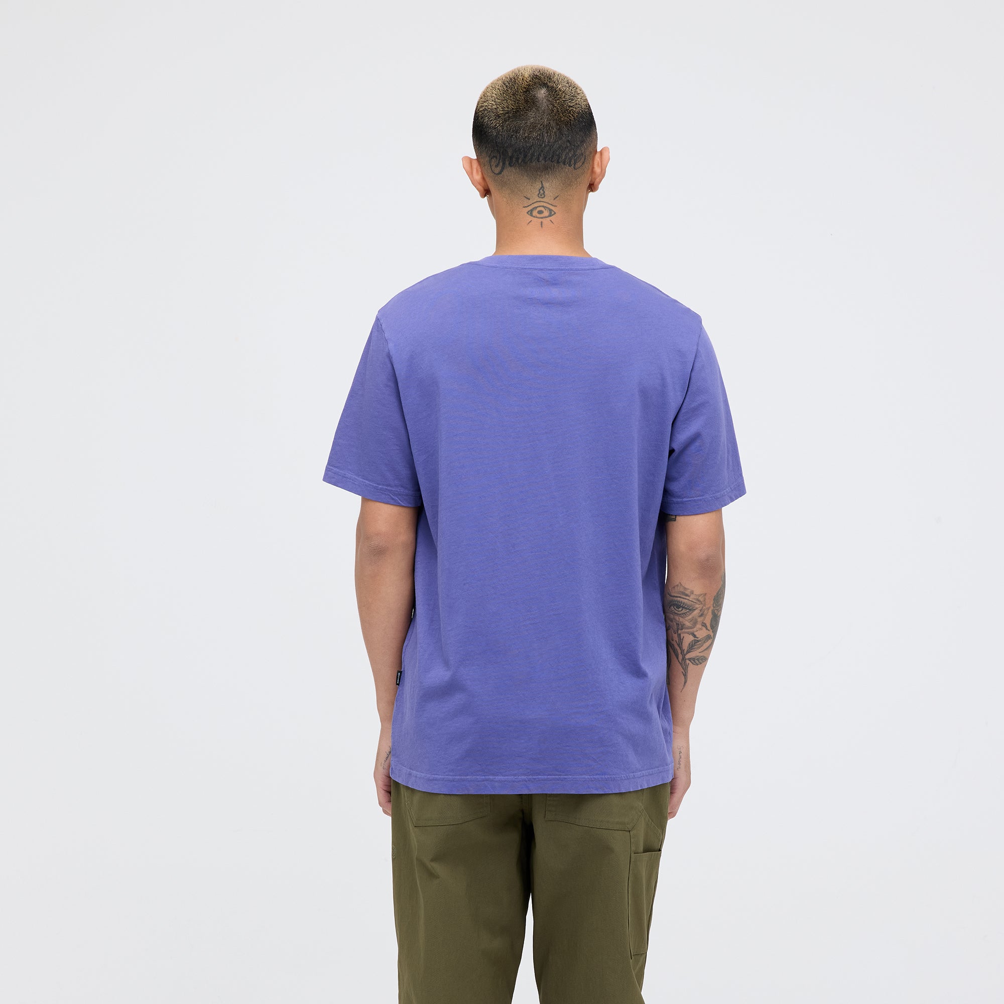 Stance Studio Organic Cotton Tee Indigo |model