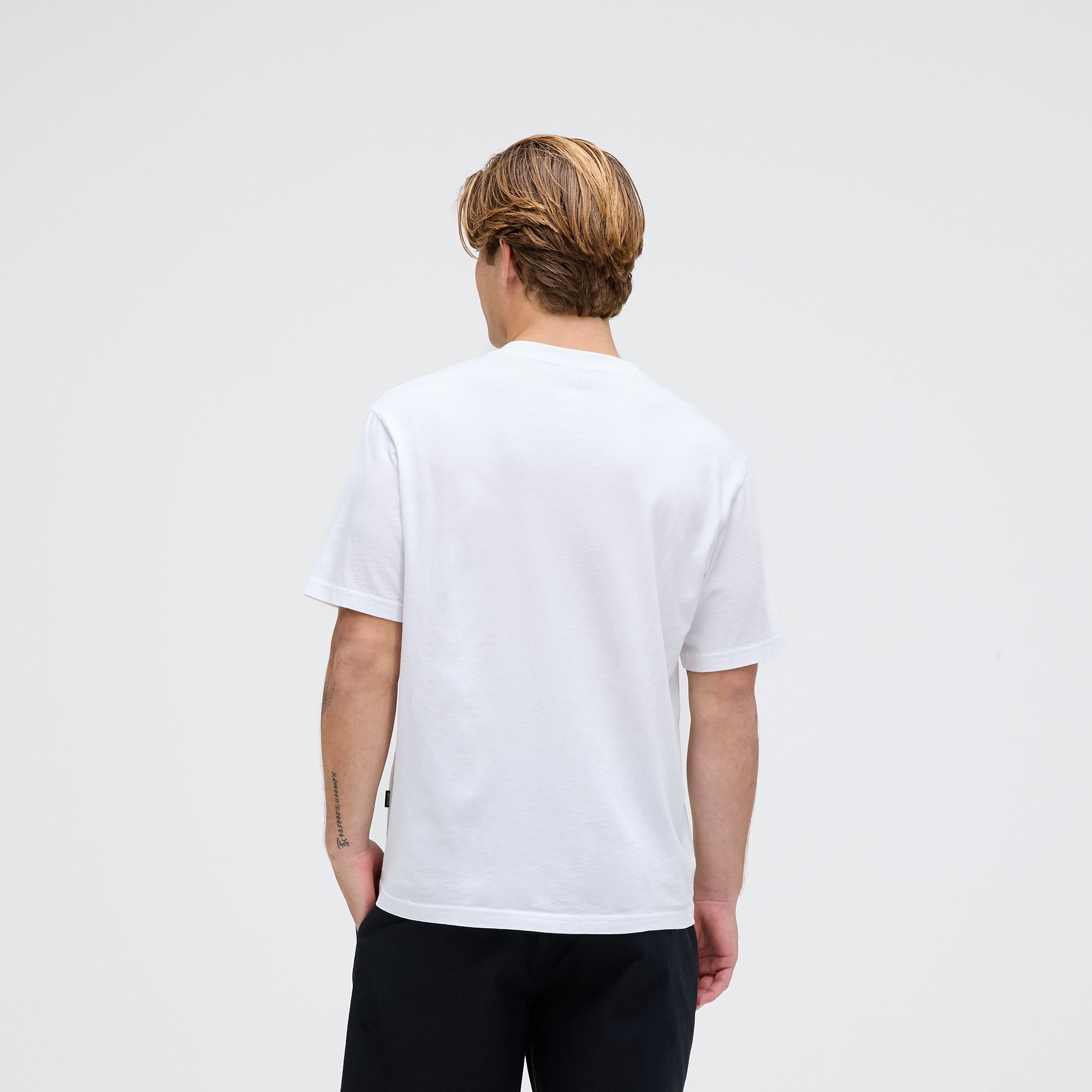 Stance Studio Organic Cotton Tee White |model