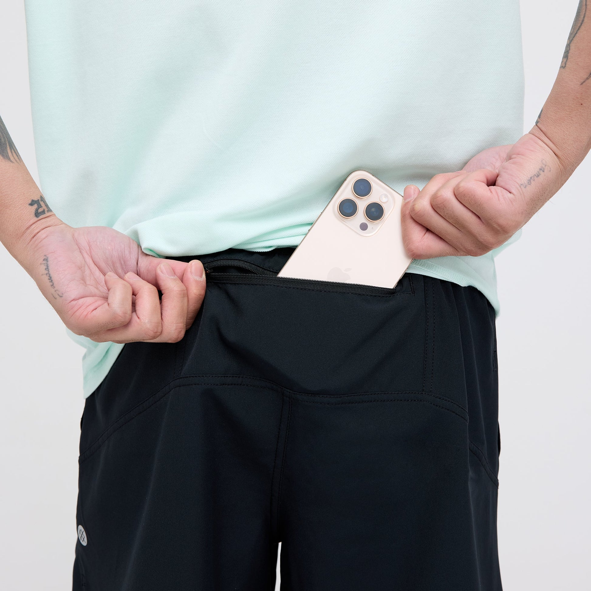 Stance Strike Run Shorts Schwarz